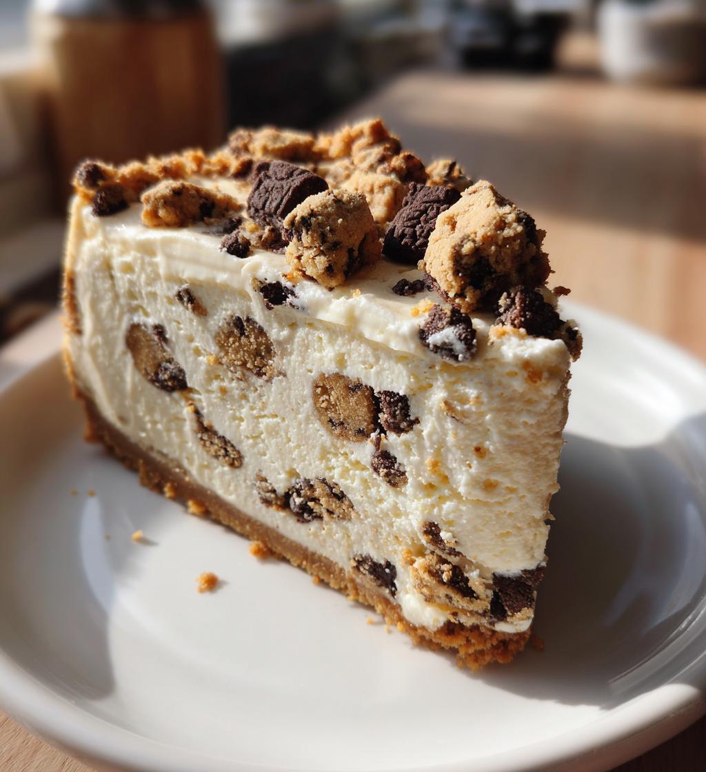 cookie dough cheesecake