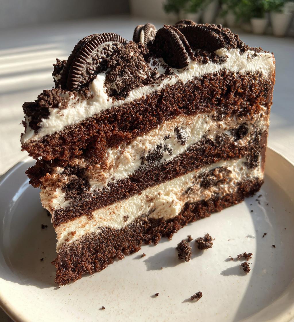 cookies and cream cake - detail 1
