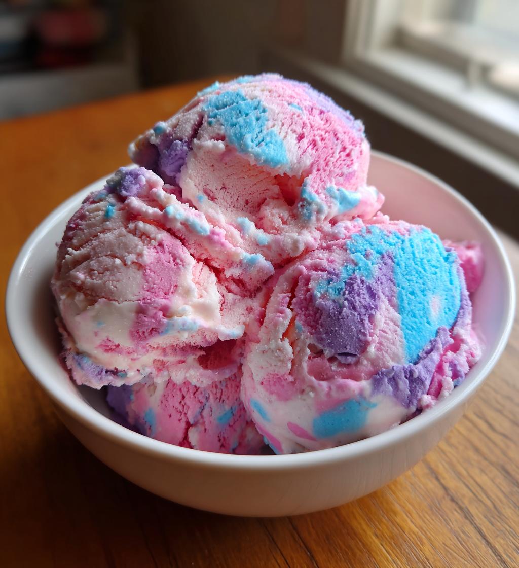 cotton candy flavored ice cream no churn
