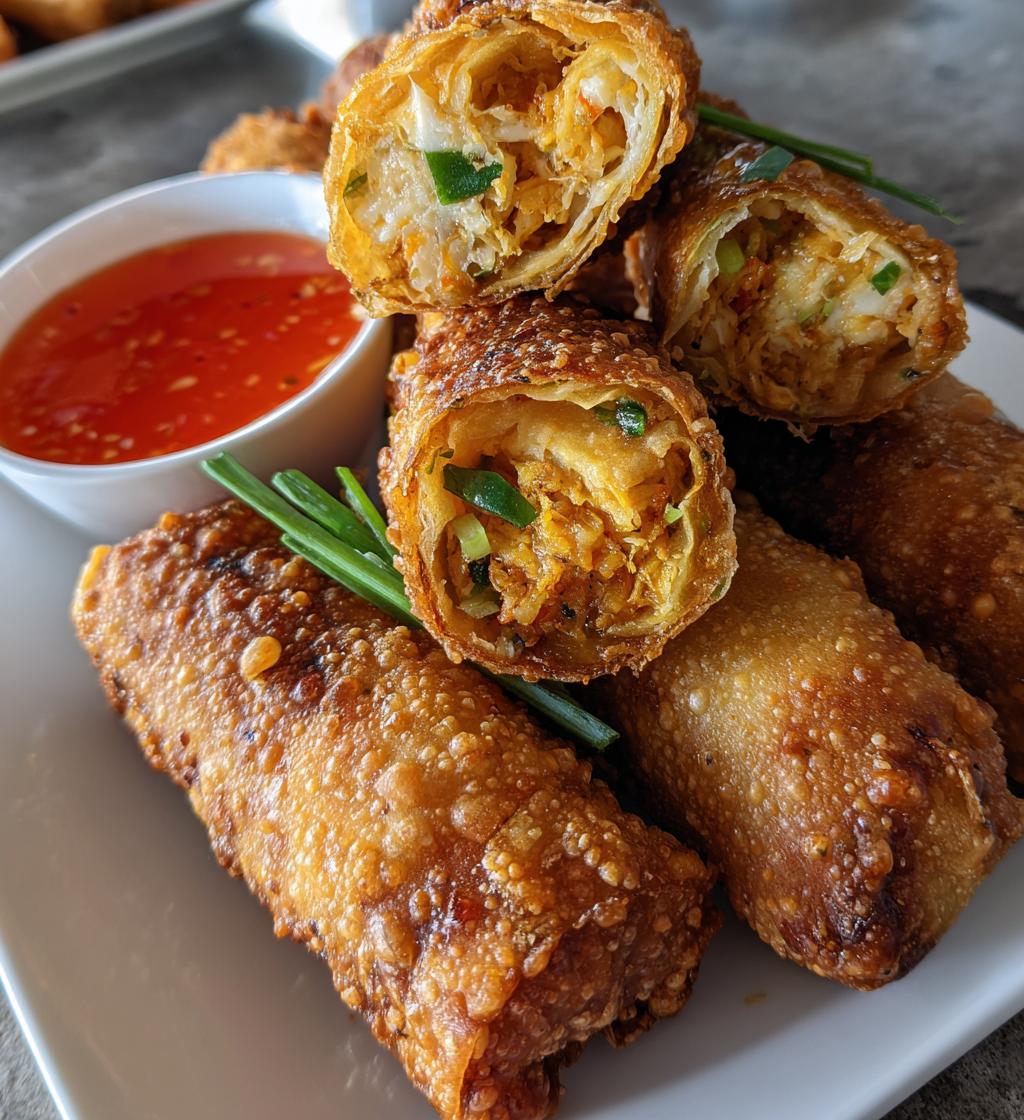 crab cake egg rolls recipe