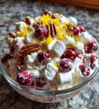 cranberry fluff salad thanksgiving