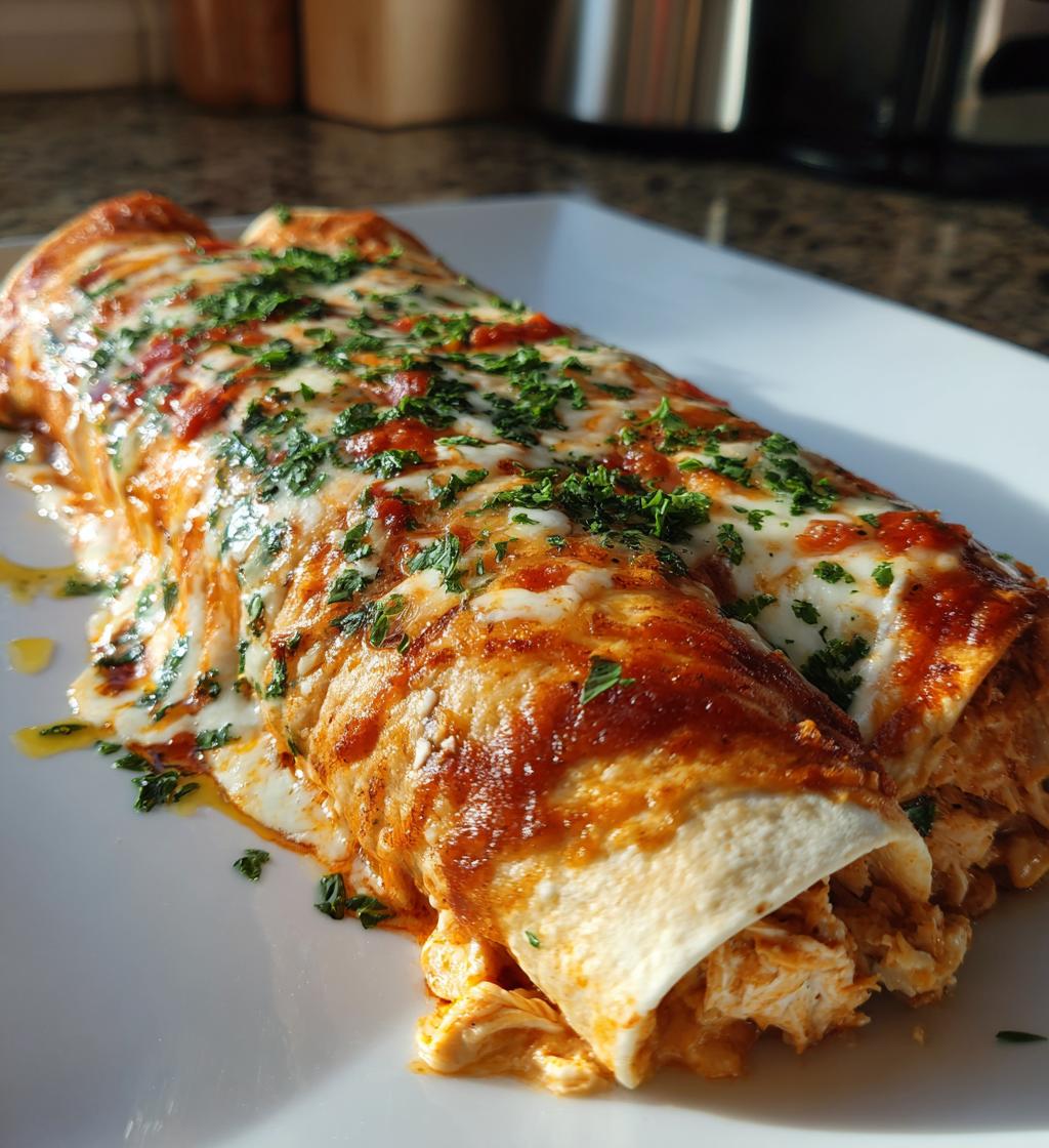 cream cheese chicken enchiladas - detail 1