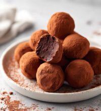 cream cheese chocolate truffles