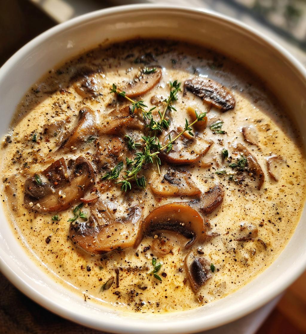 cream of mushroom soup homemade