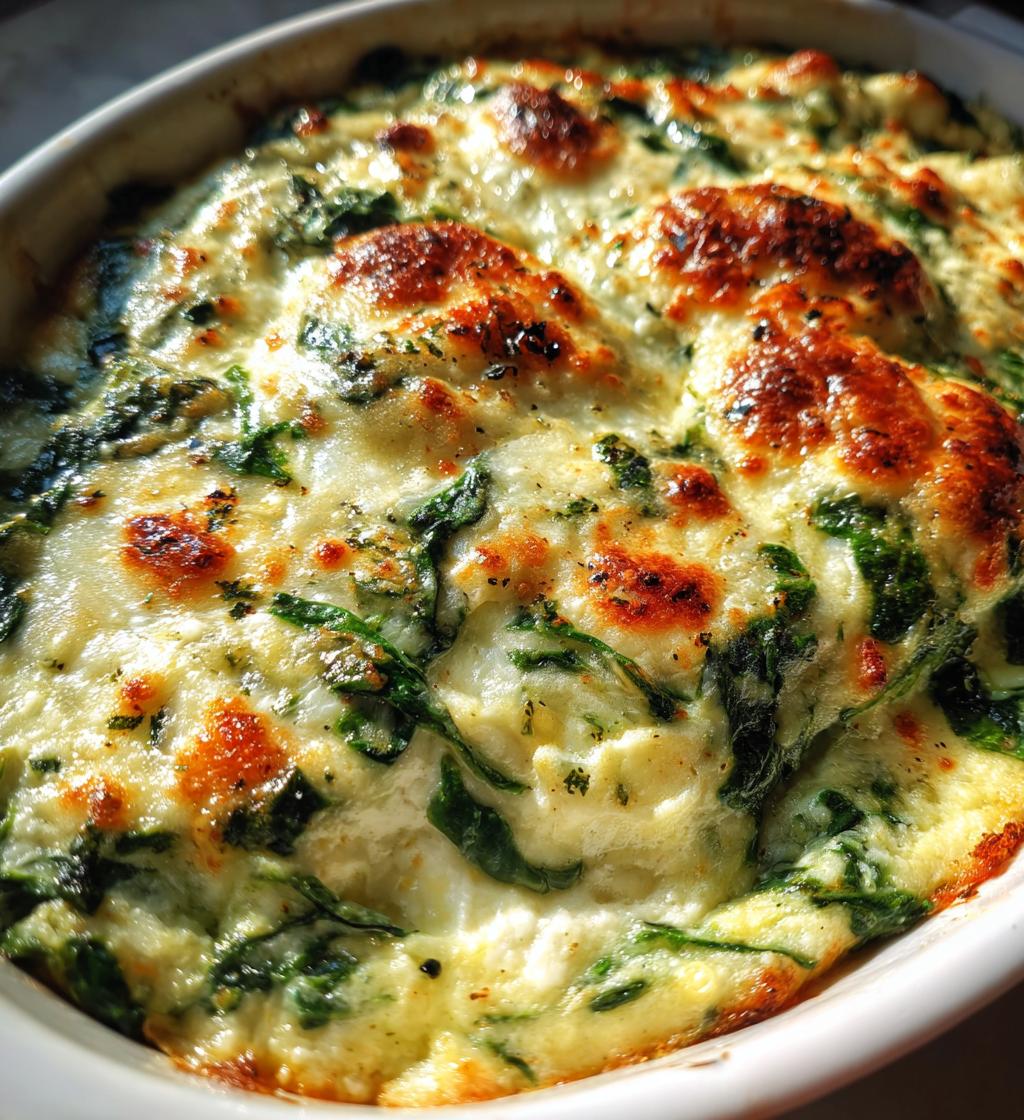 creamed spinach casserole