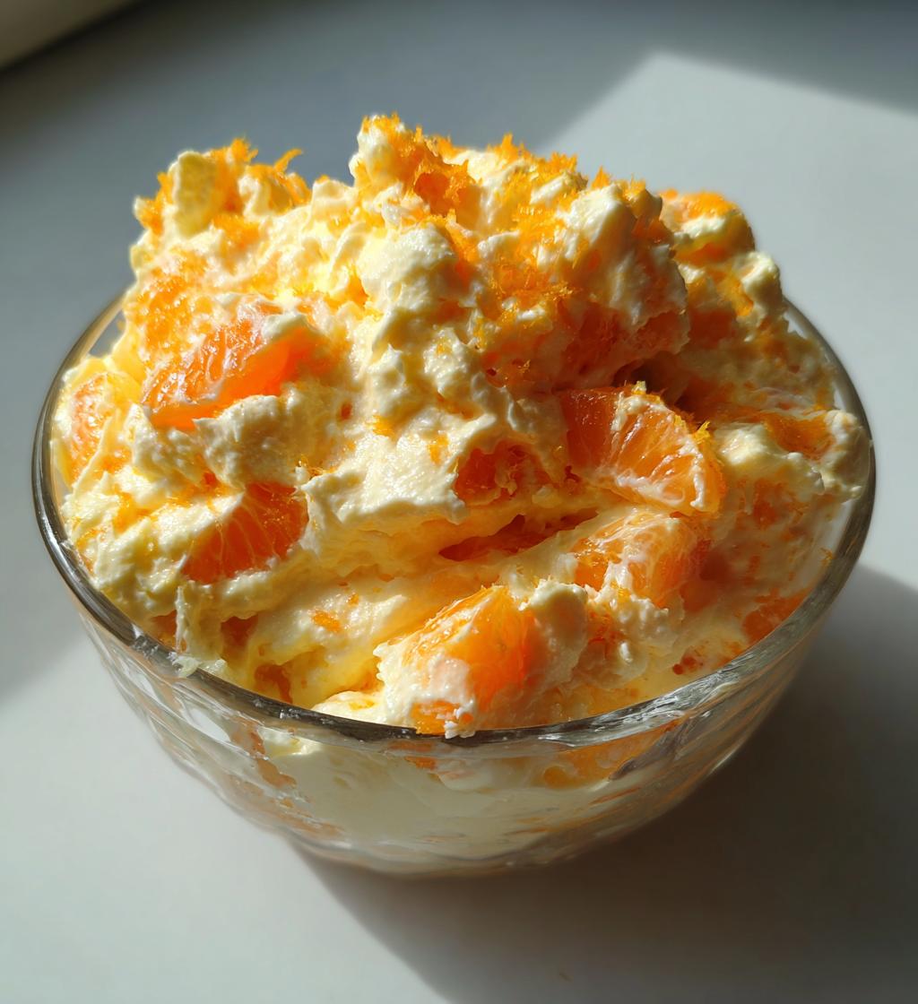 creamsicle orange fluff