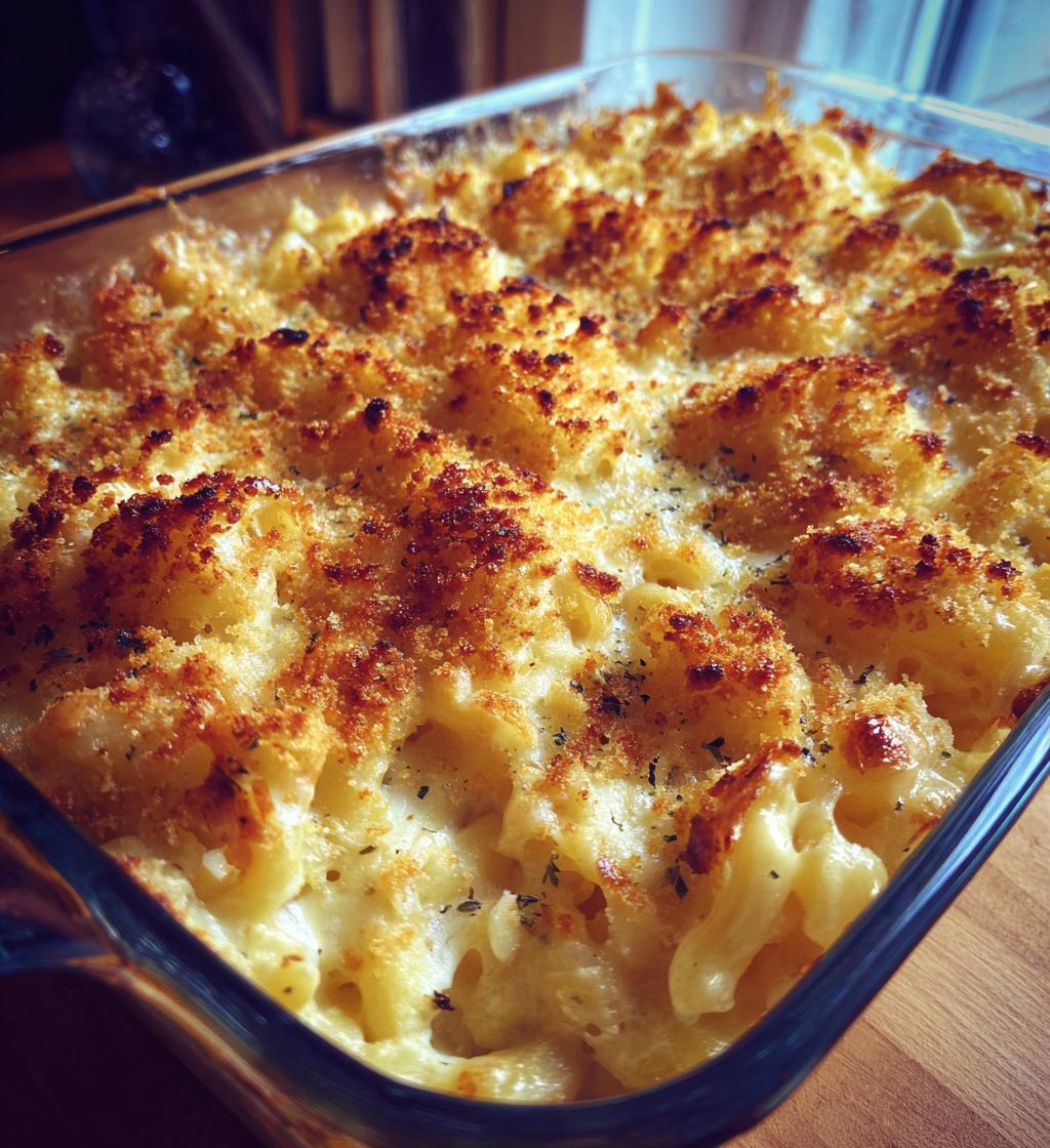 creamy baked mac and cheese