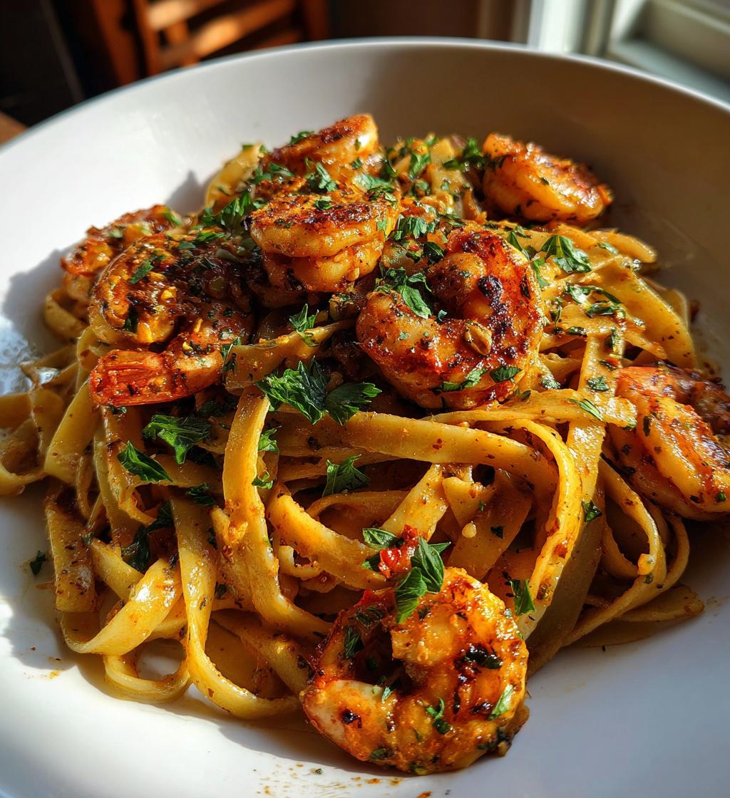 creamy cajun shrimp pasta