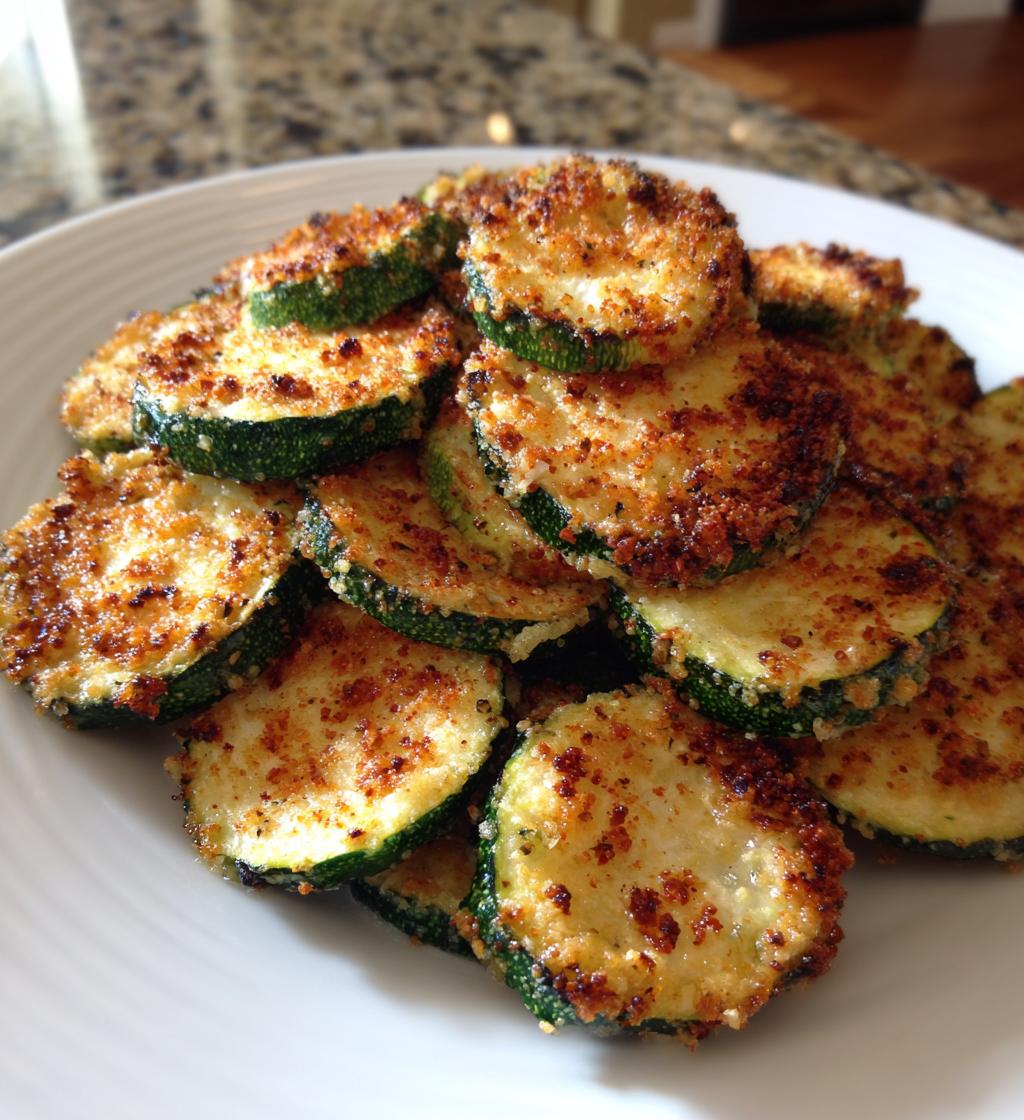 crispy baked zucchini chips