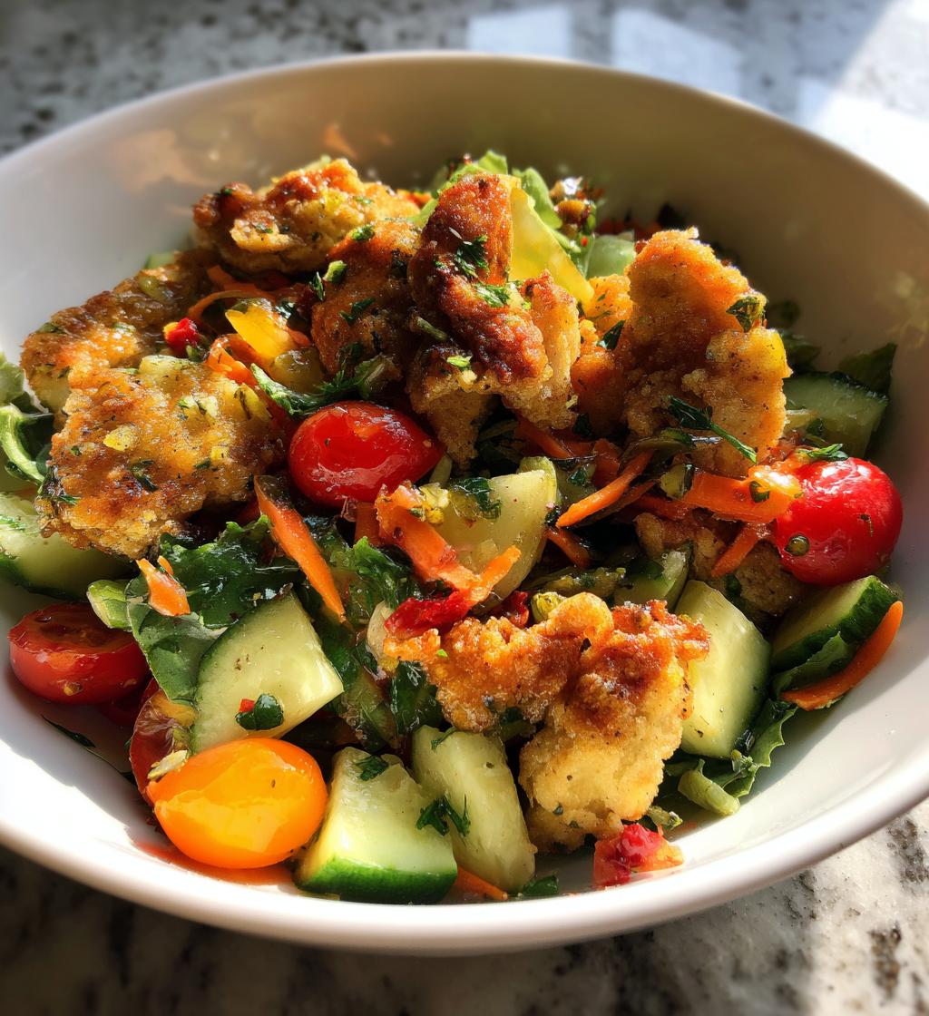 crispy chicken salad