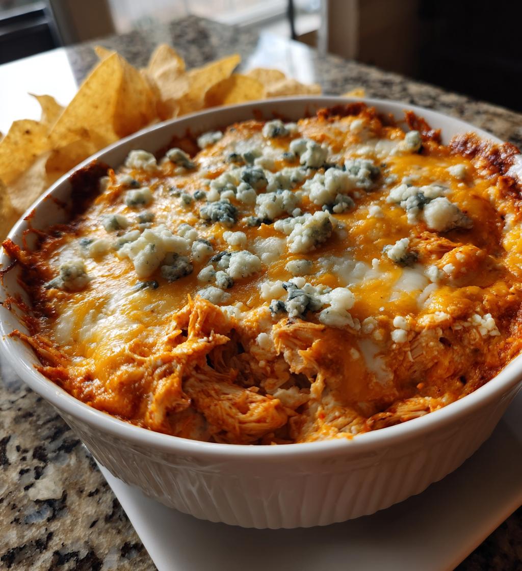 crock pot buffalo chicken dip - detail 1