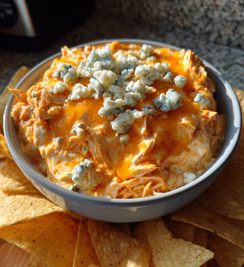 crock pot buffalo chicken dip