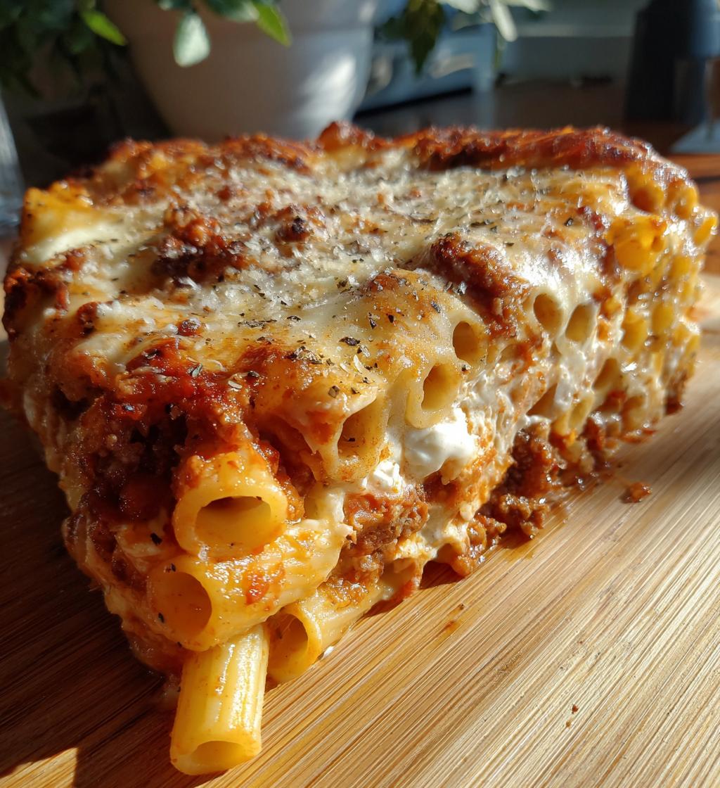crockpot baked ziti - detail 1