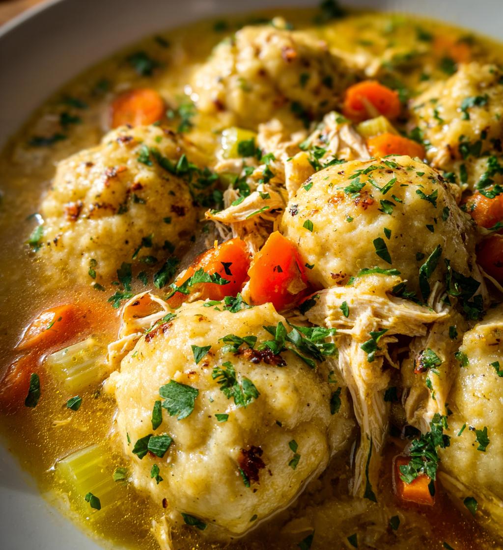 crockpot chicken and dumplings 2