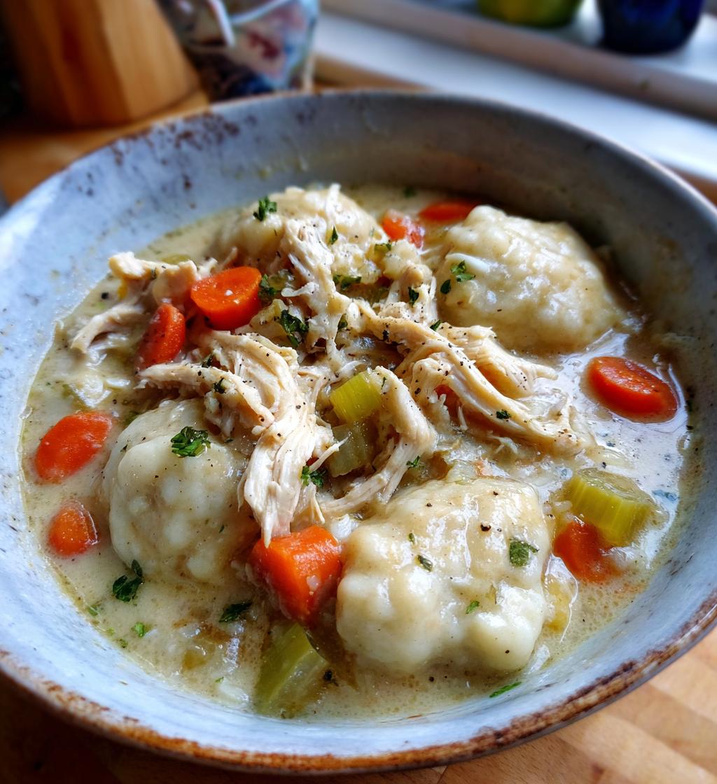 crockpot chicken and dumplings