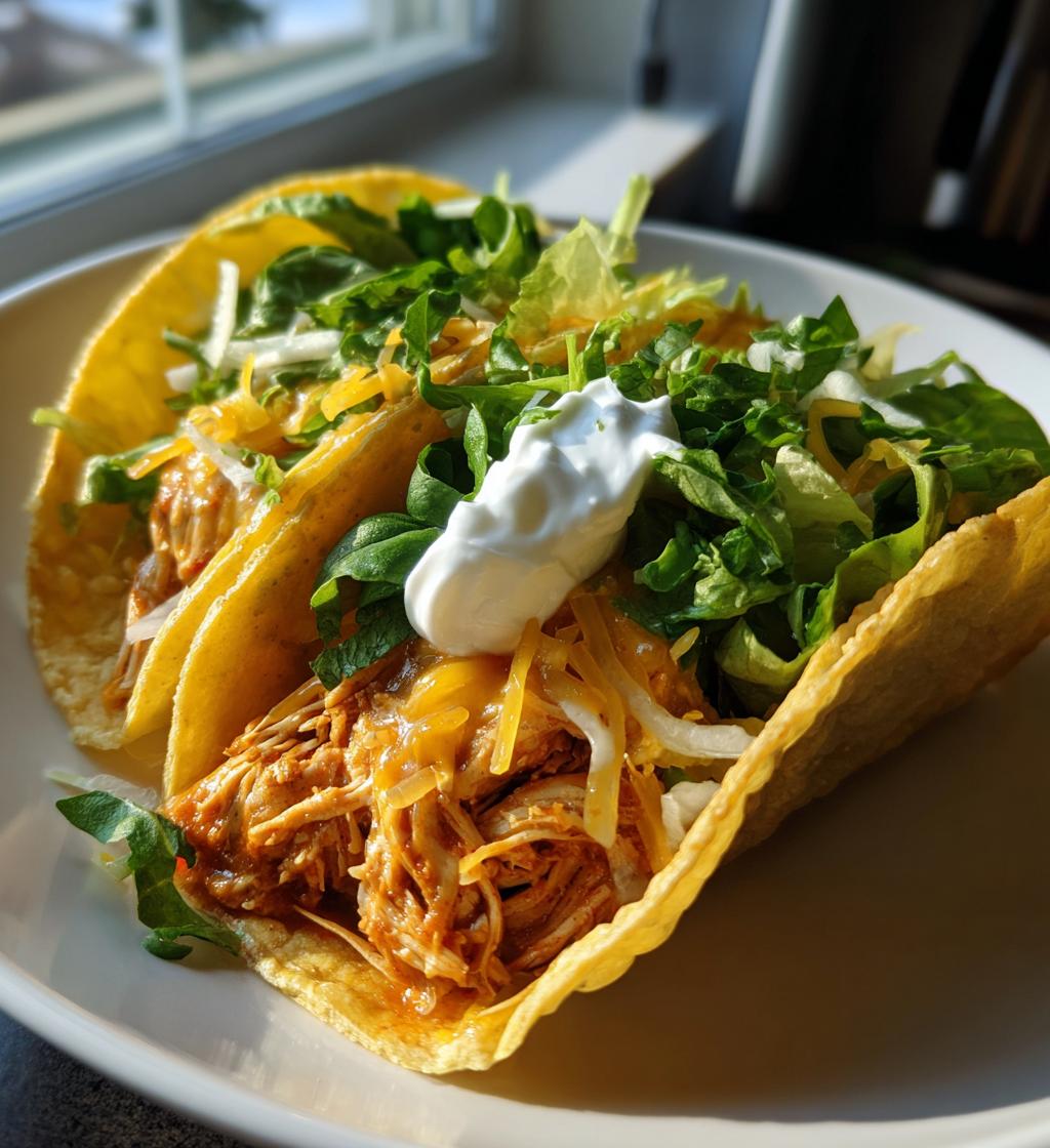 crockpot chicken tacos