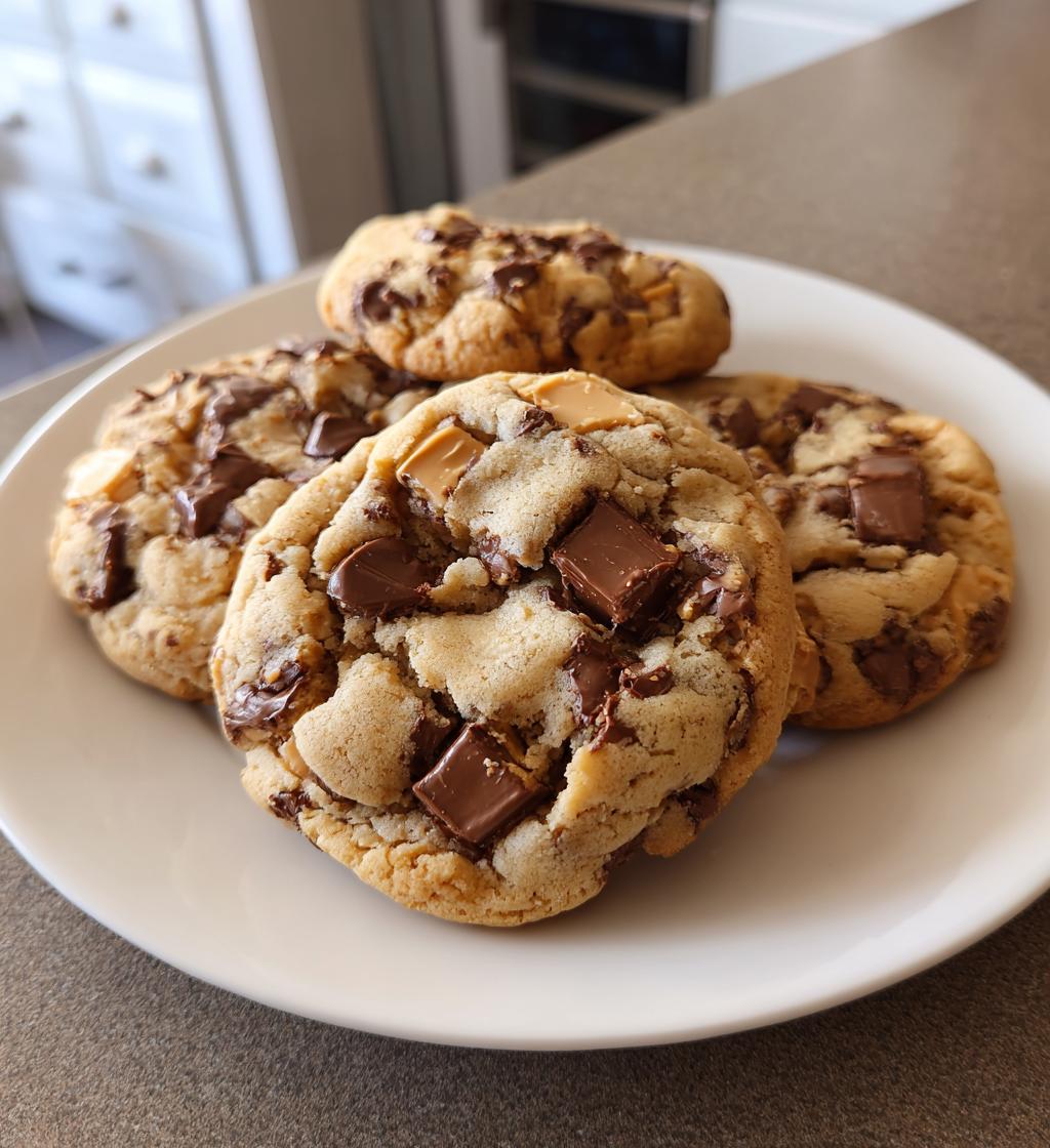 crumbl peanut butter reeses cookies - detail 1