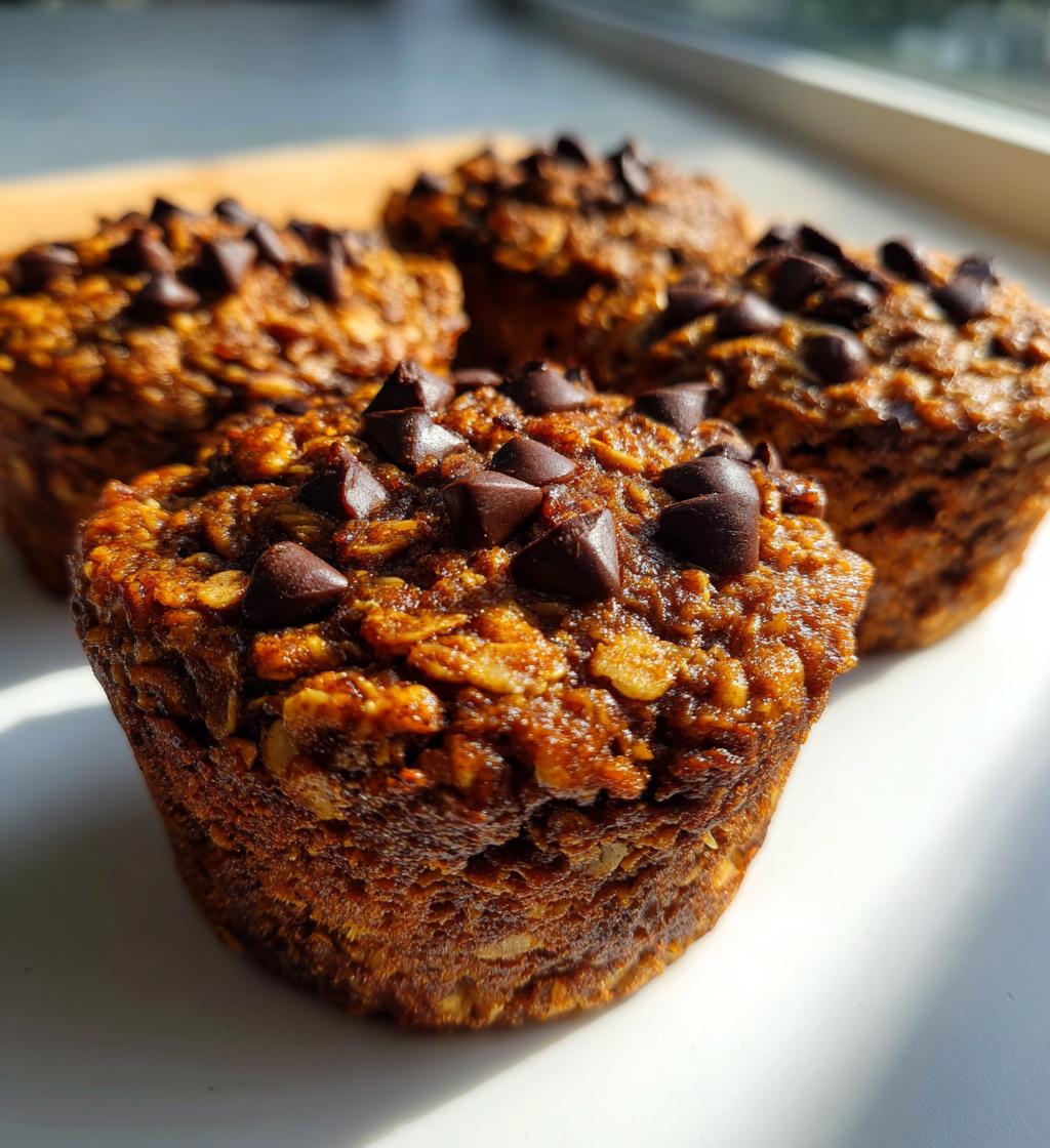 decadent dark chocolate oatmeal cups - detail 1