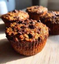 decadent dark chocolate oatmeal cups