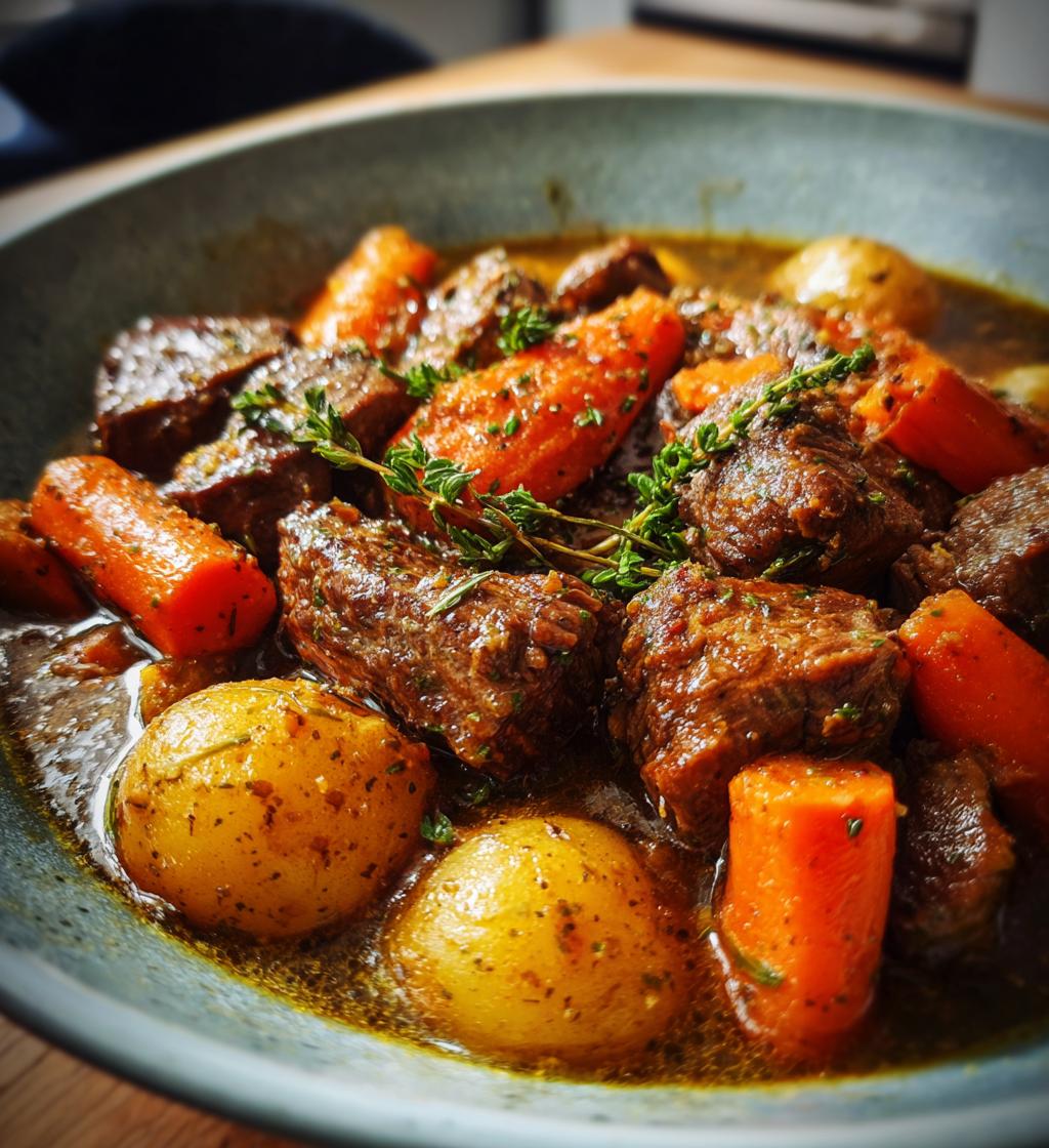 delicious beef stew - detail 1
