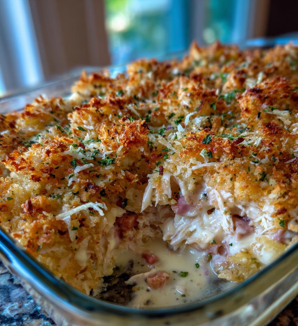 delicious chicken cordon bleu casserole recipe for family dinners