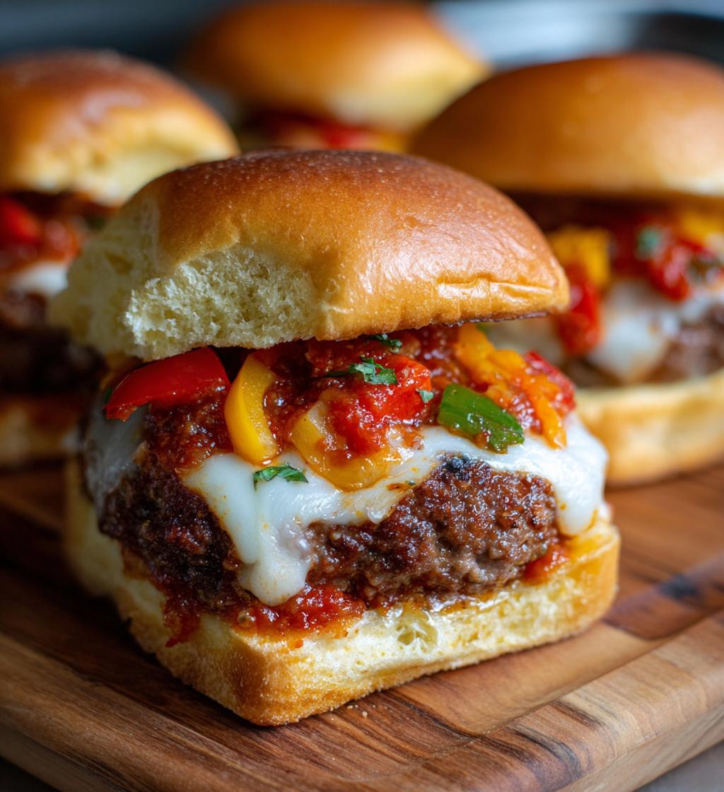 delicious crockpot pizza burgers recipe easy and juicy