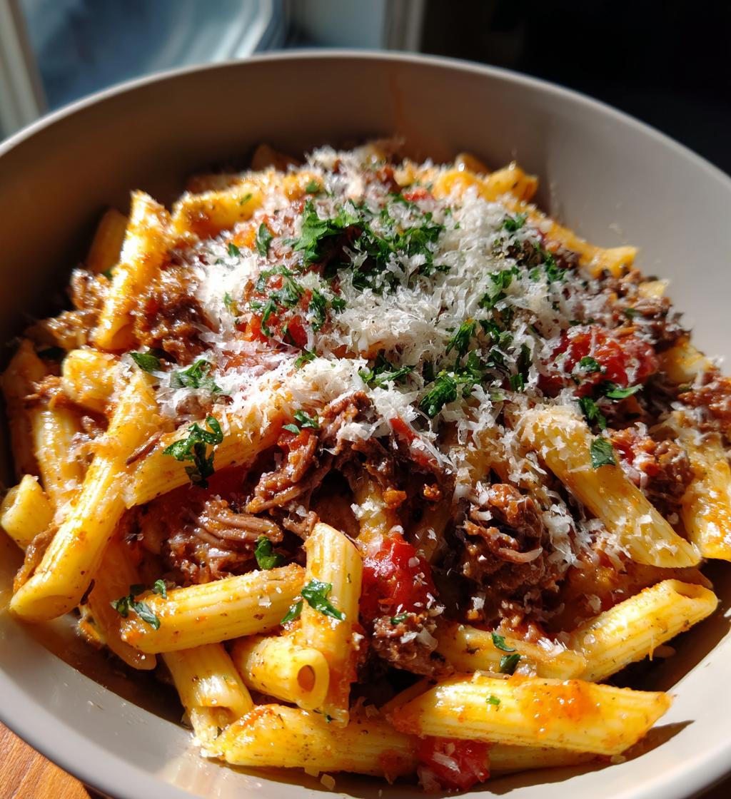 delicious garlic beef pasta a must try slow cooker recipe