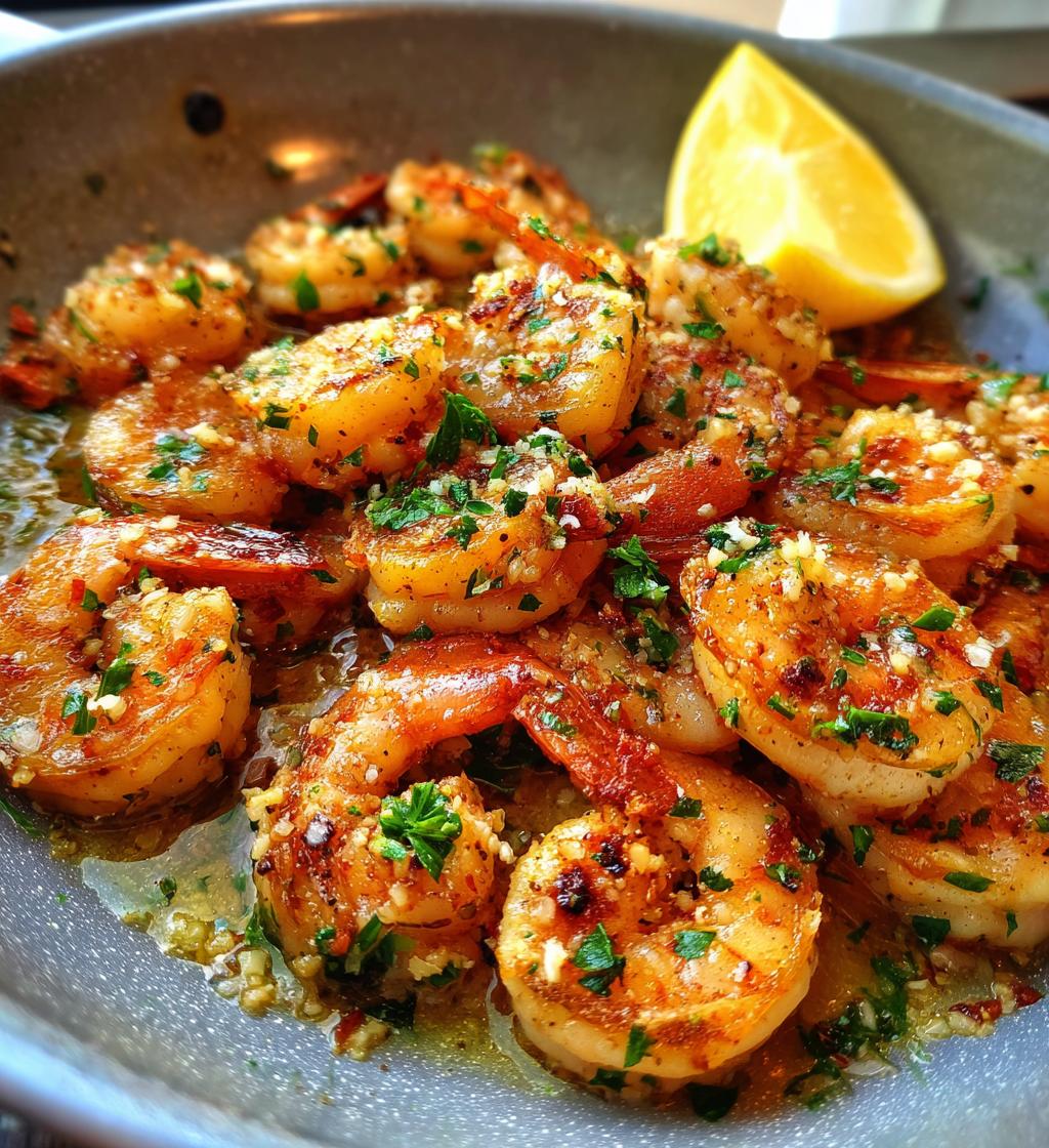 delicious sauteed shrimp