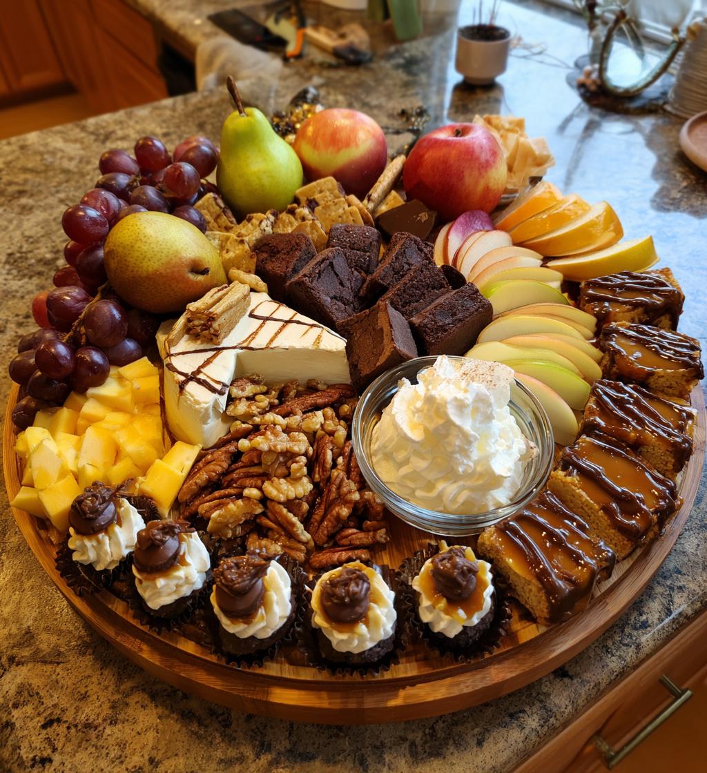 dessert charcuterie board thanksgiving