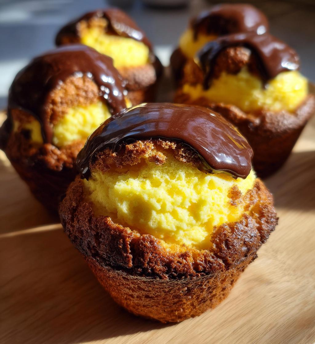 dreamy boston cream cupcakes