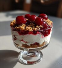 dreamy cherry cheesecake fluff