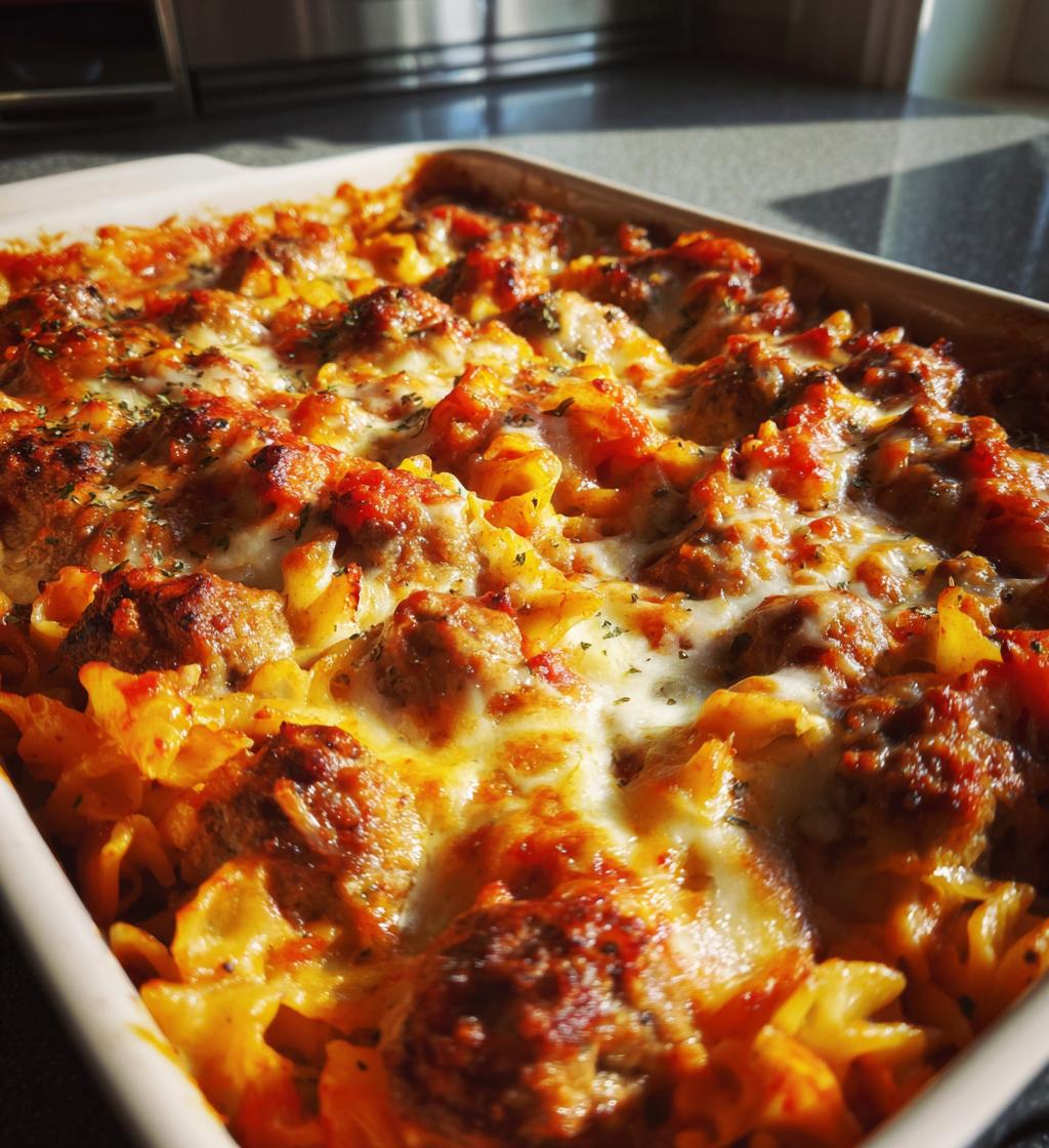 dump and bake your way to a fantastic meatball casserole - detail 1