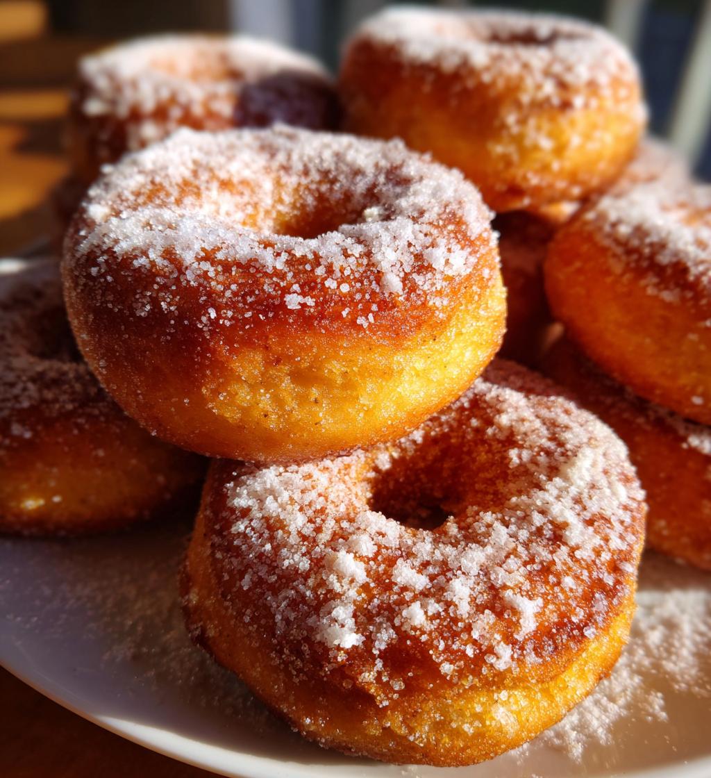 easy baked pumpkin spice donuts
