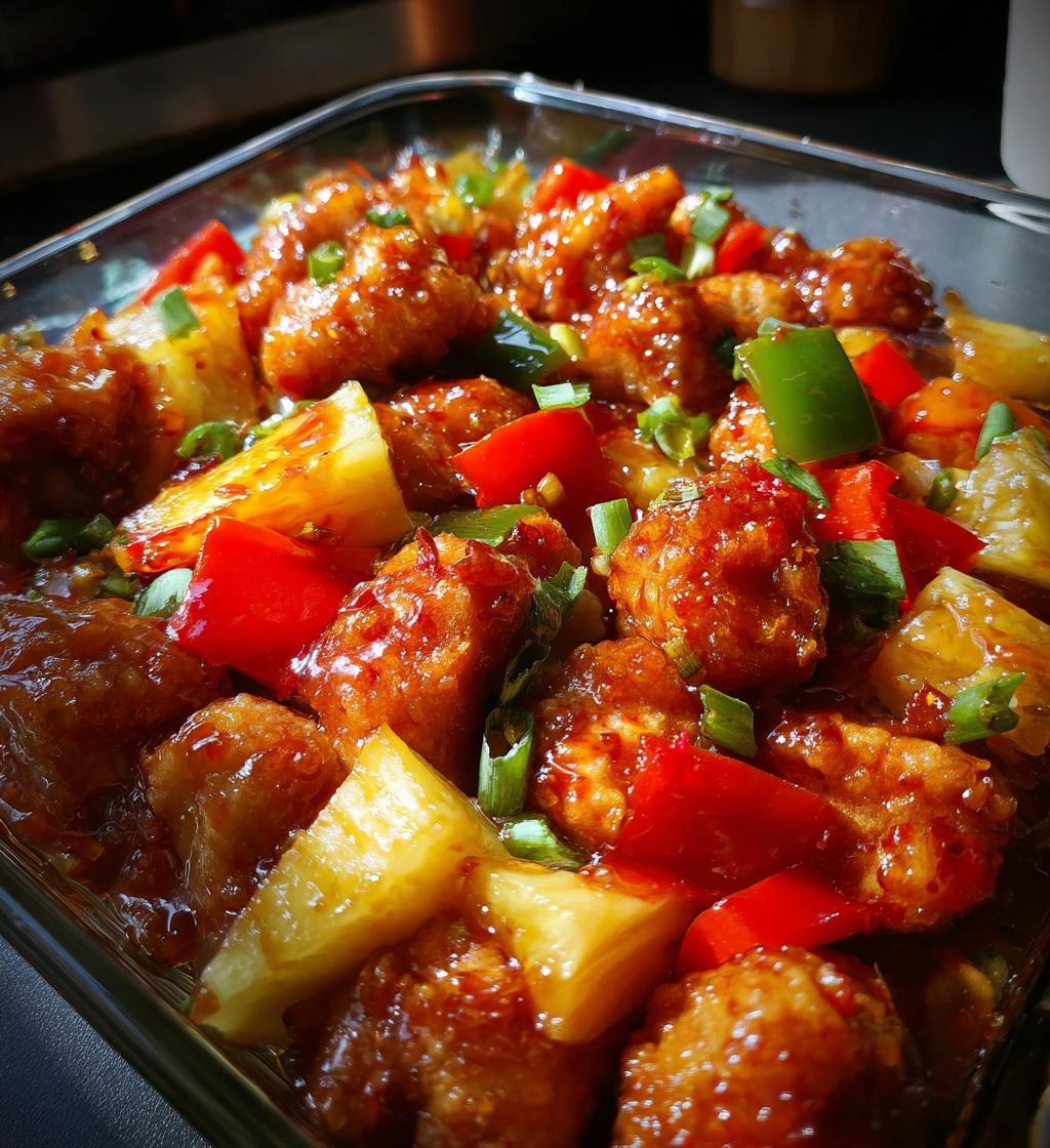 easy baked sweet and sour chicken recipe - detail 1