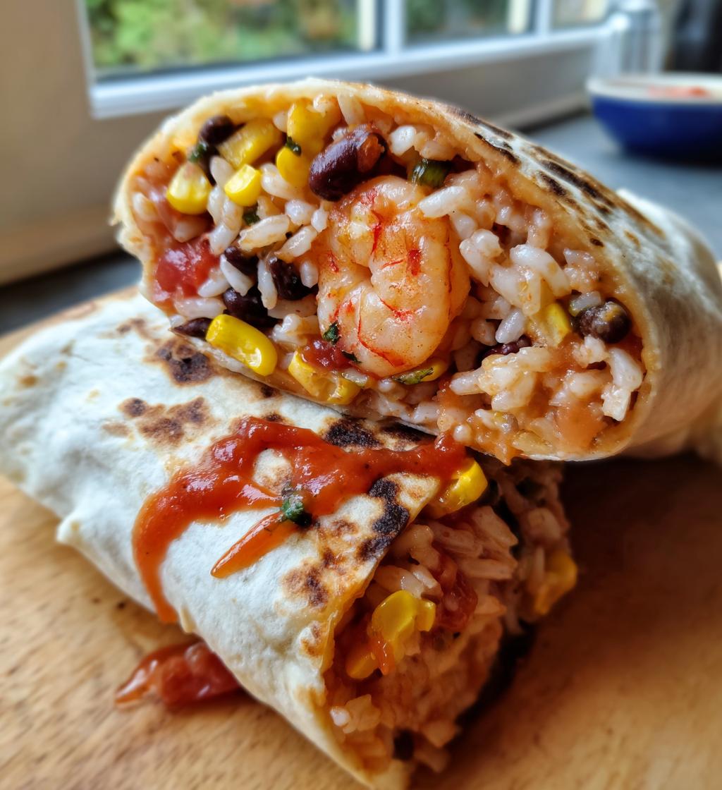 easy shrimp burrito recipe