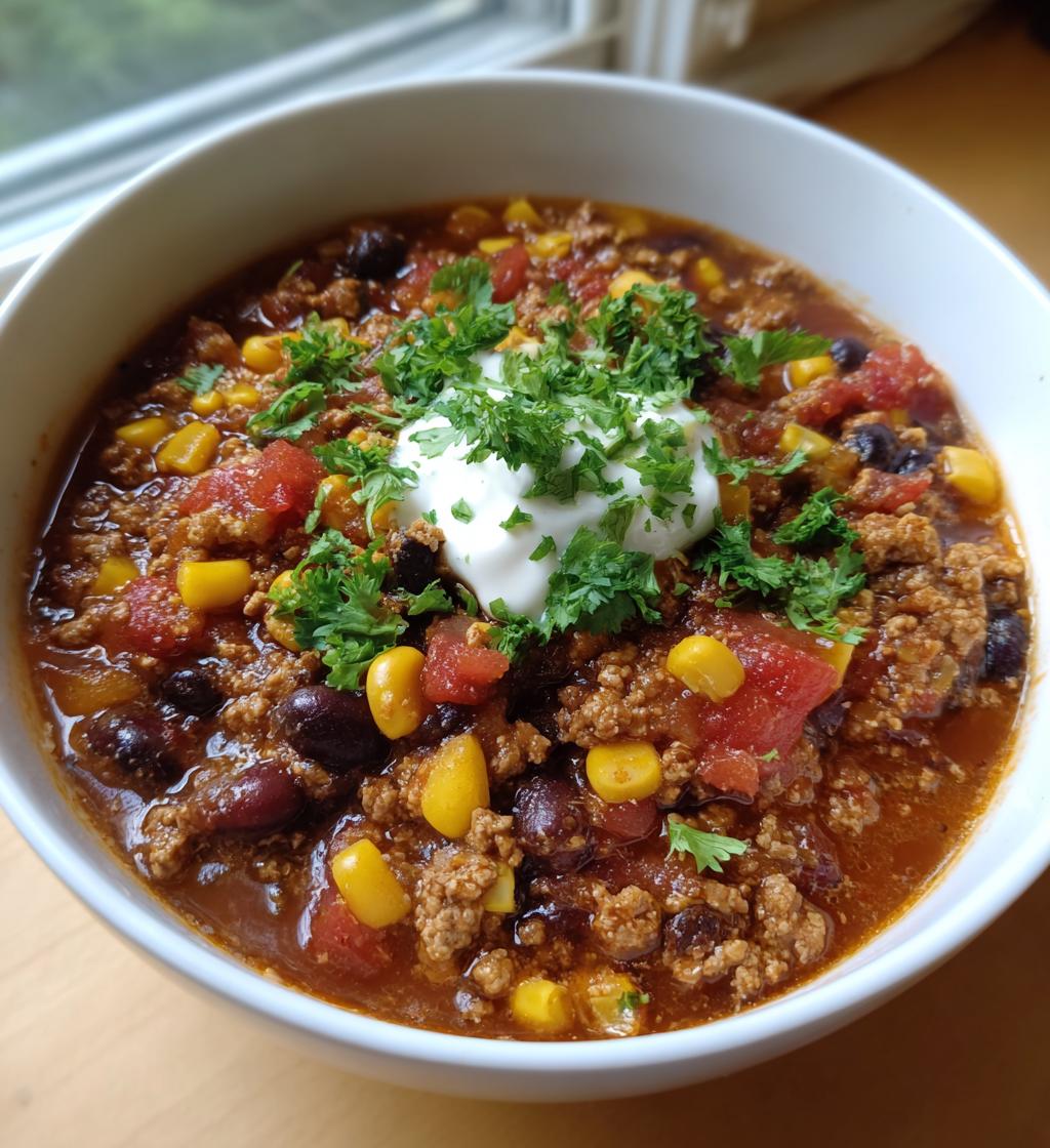 easy taco soup with ranch - detail 1