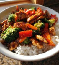 firecracker chicken stir fry