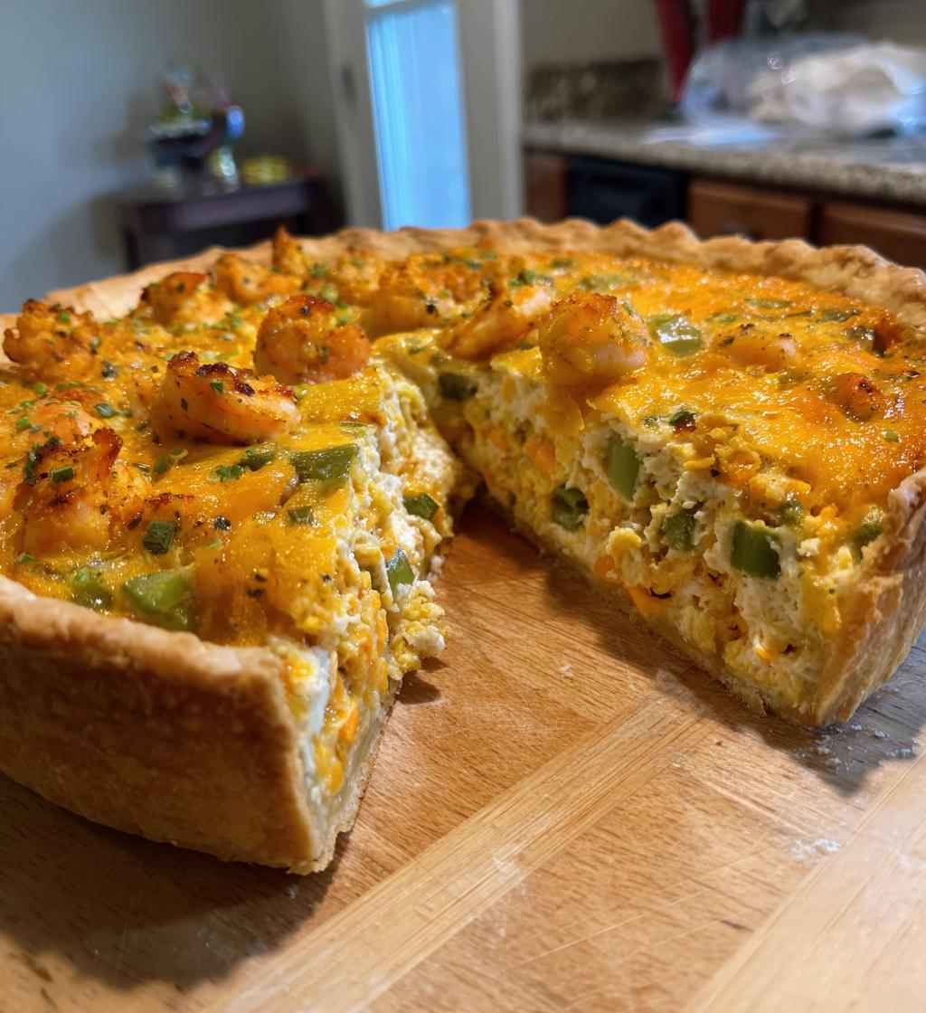 florida shrimp pie - detail 1