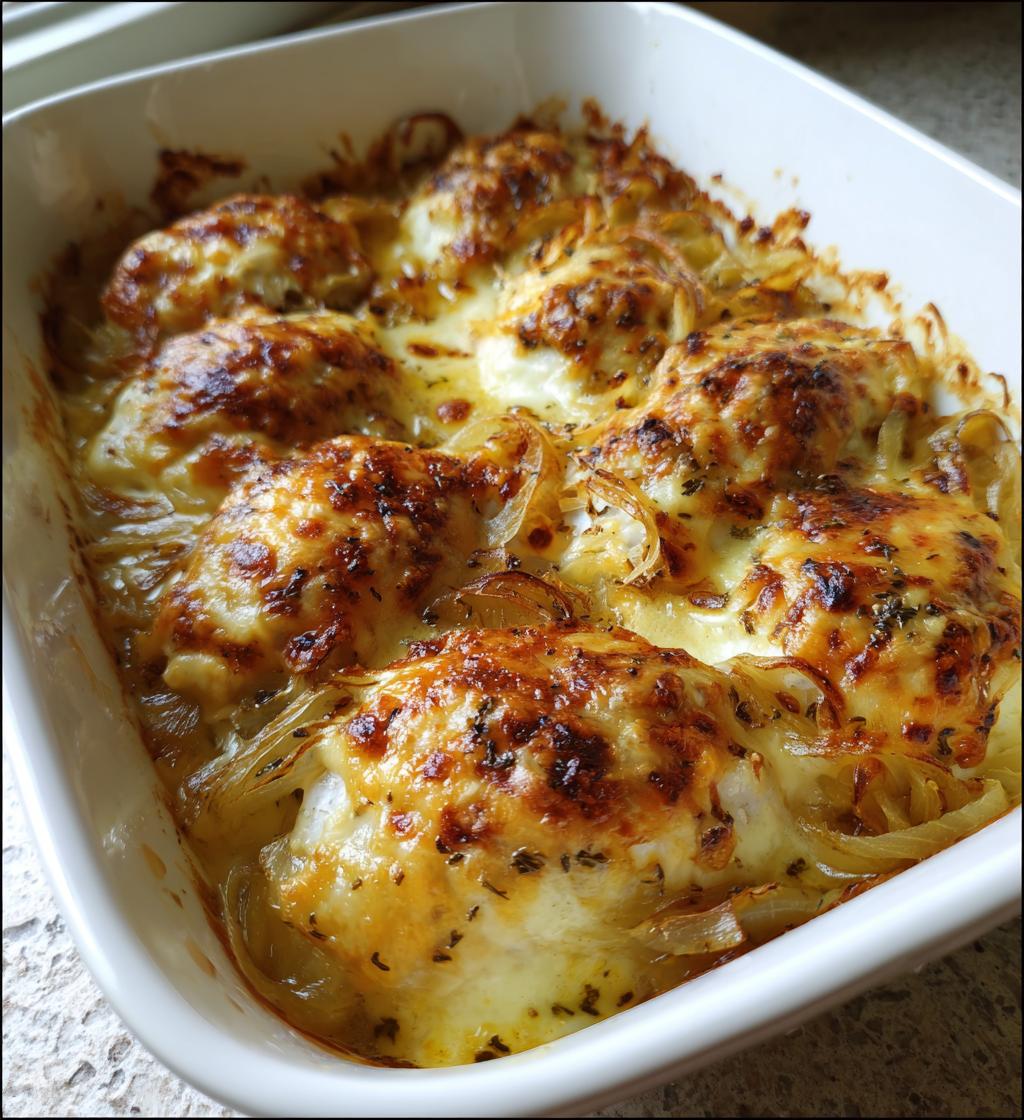 french onion chicken bake 2