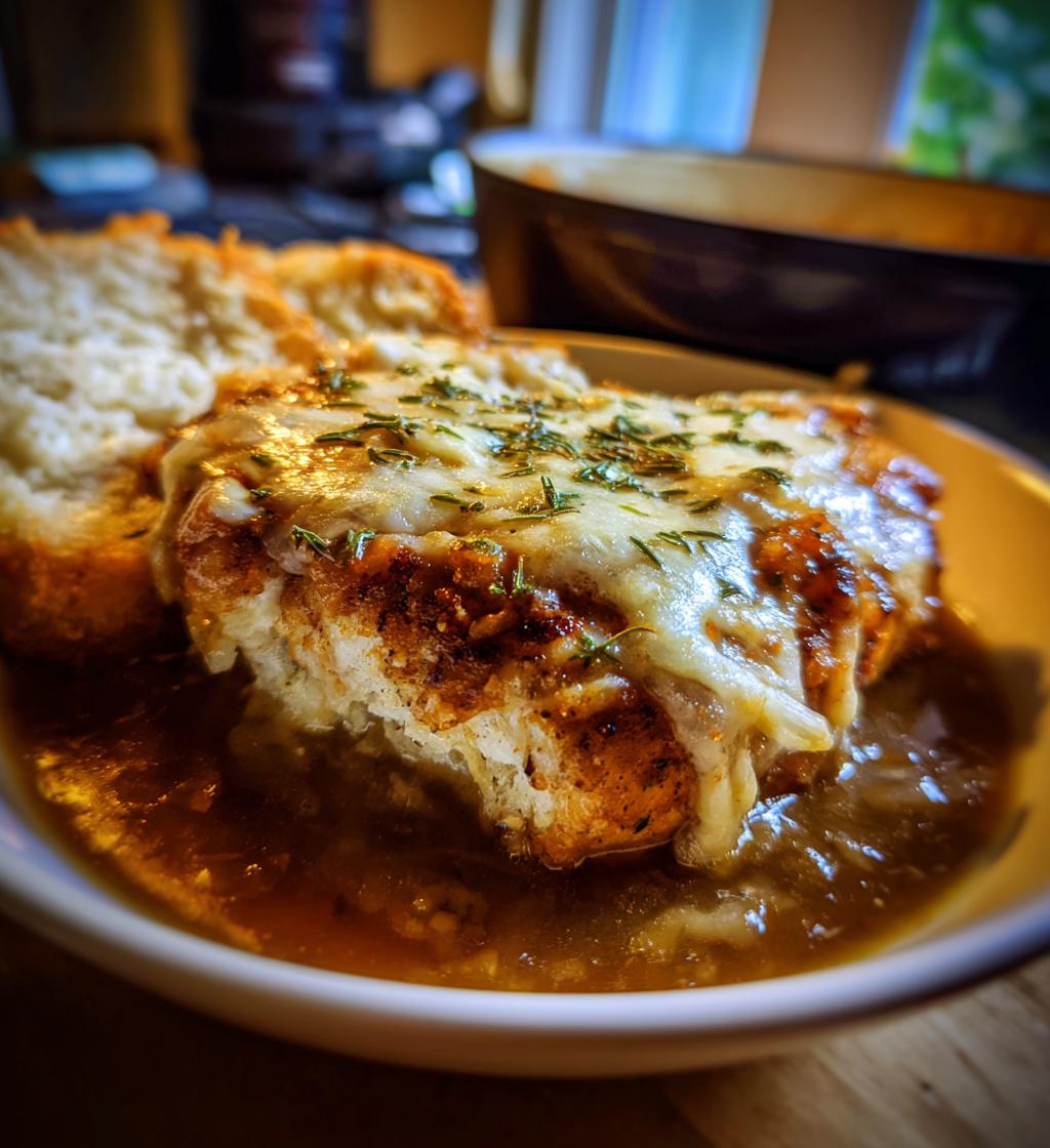 french onion chicken bake