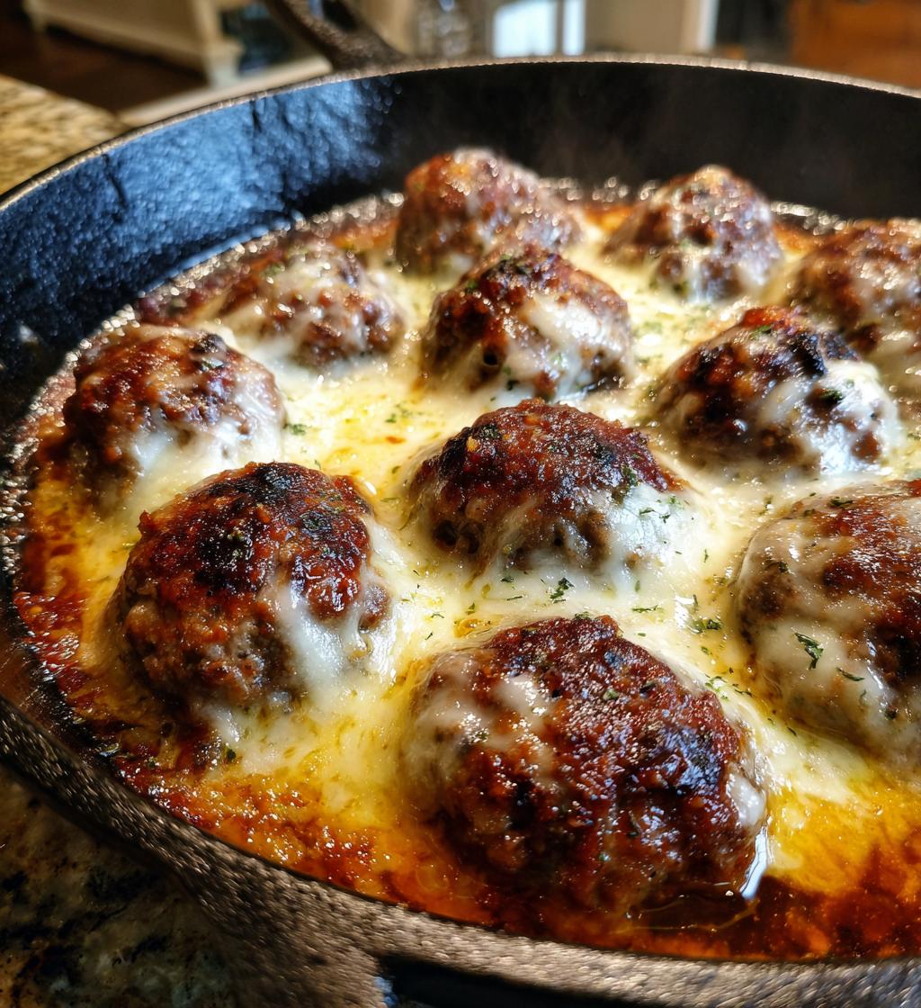 french onion meatballs