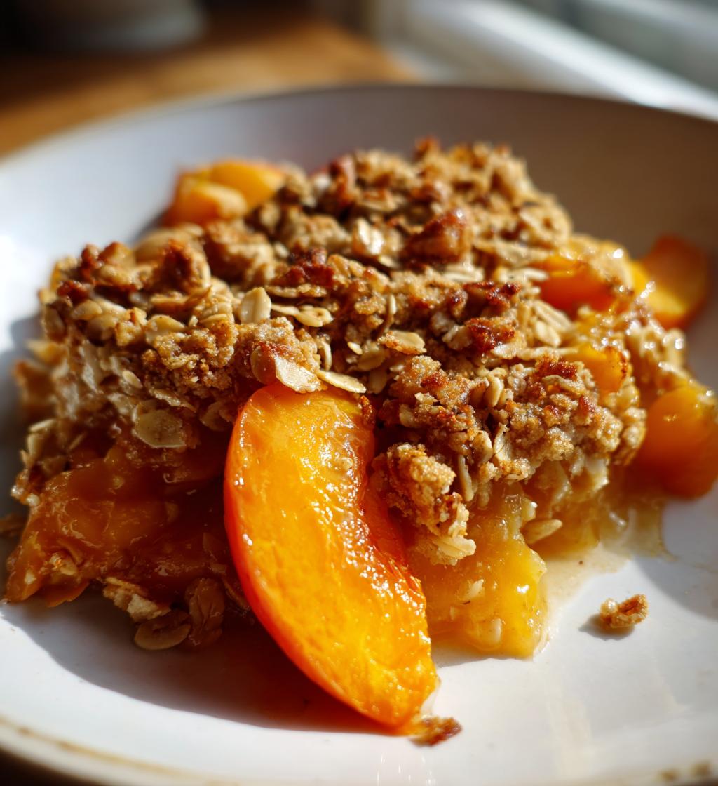 fresh apricot crisp