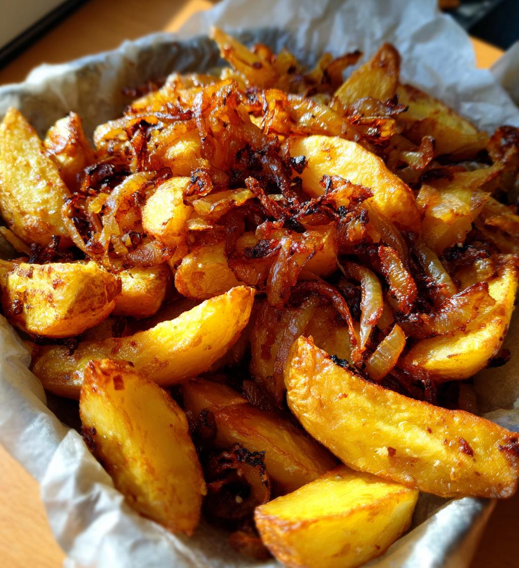 fried potatoes and onions