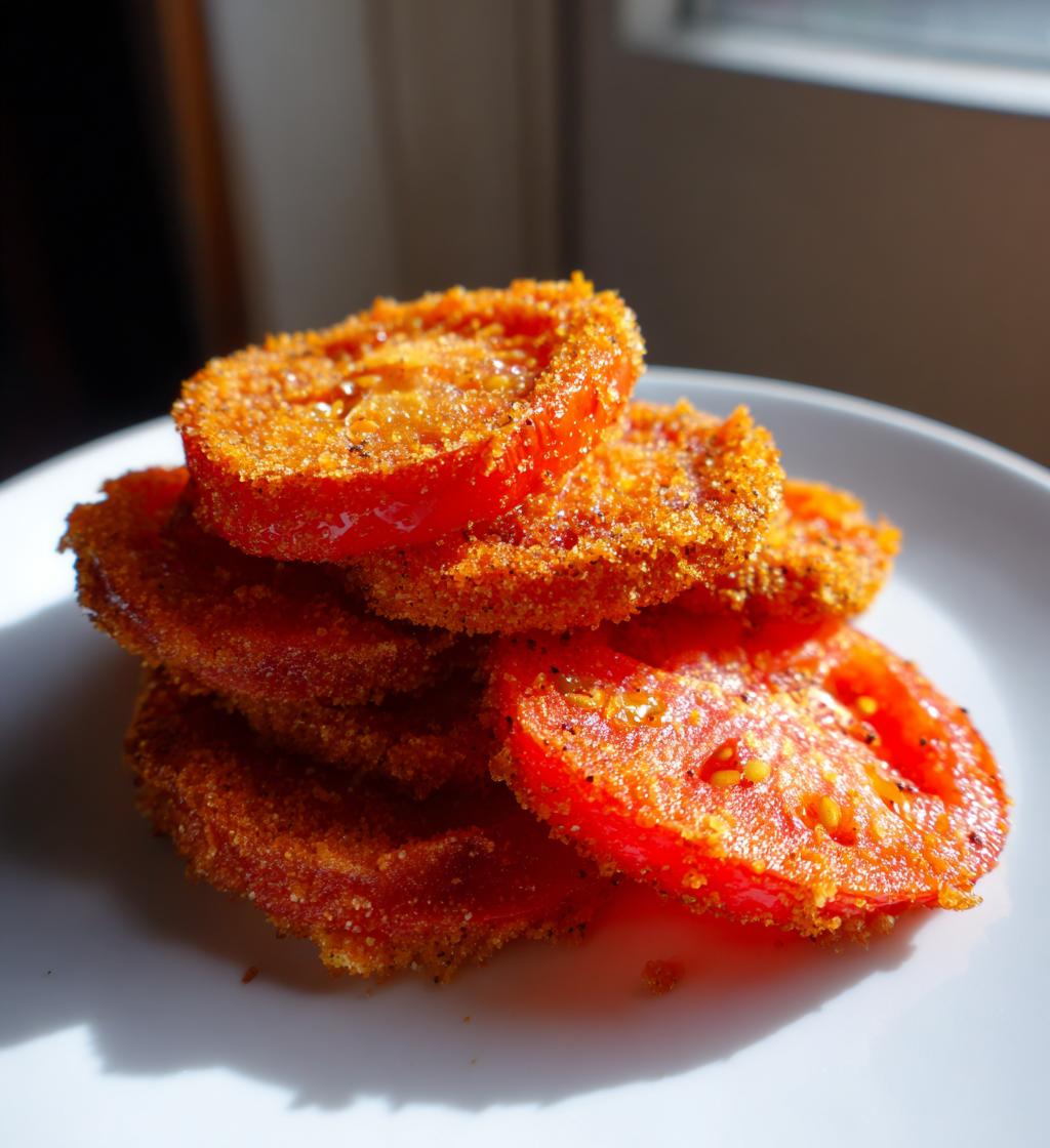 fried red tomatoes 2