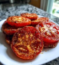 fried red tomatoes