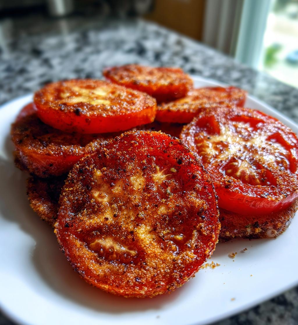 fried red tomatoes