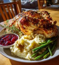 garage thanksgiving dinner