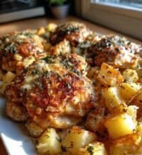 garlic parmesan chicken and potatoes perfect one pan dinner