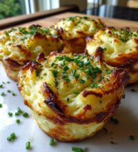 garlic parmesan mashed potato cups