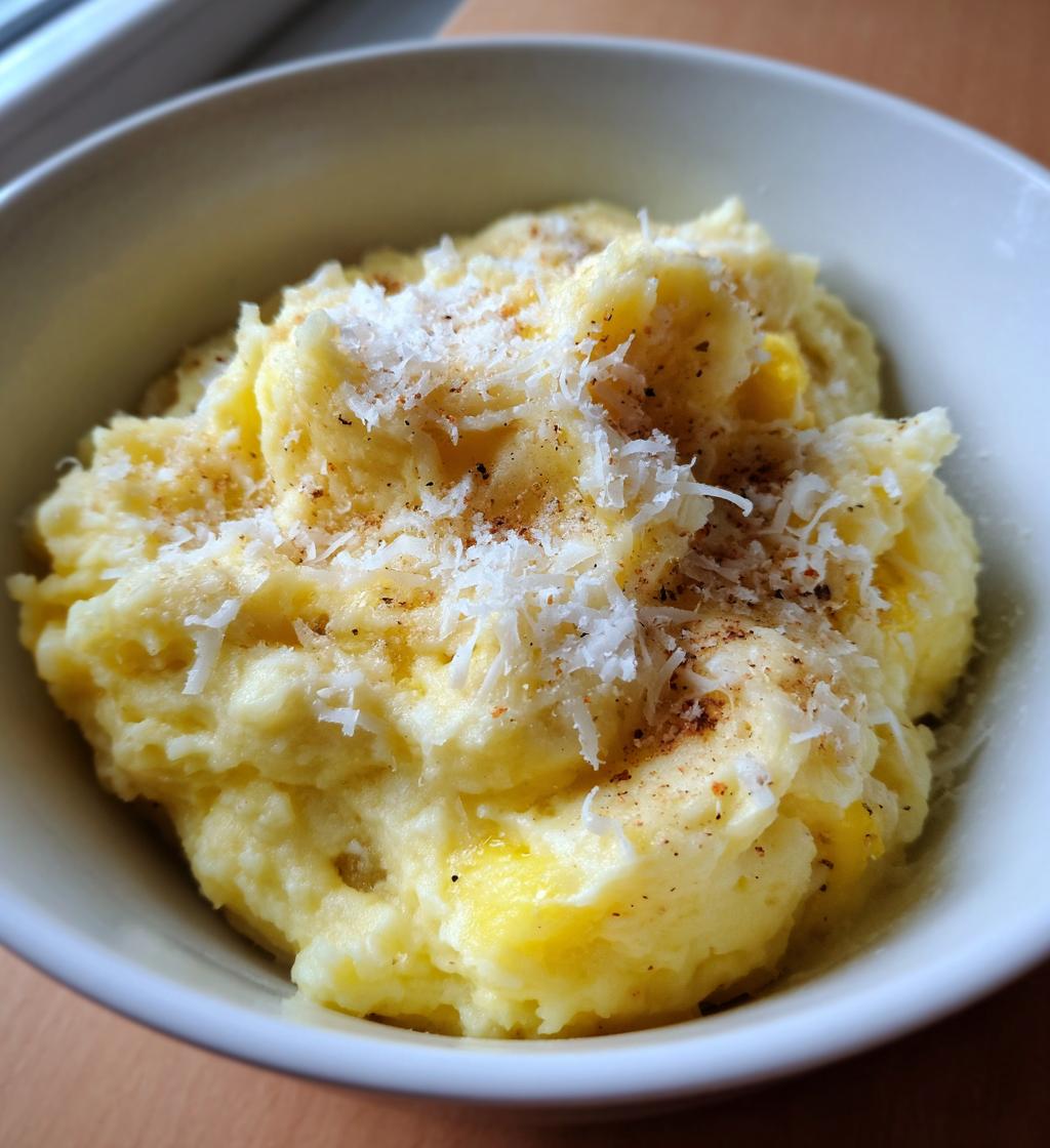 garlic parmesan mashed potatoes - detail 1